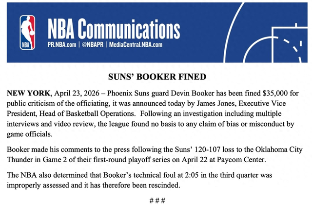 华体会体育网站-NBA又现双标！约基奇/布克同一动作对比证一切 布克狂喷裁判有理|卡鲁索|俄克拉荷马雷霆队|肯里奇-威廉姆斯|亚历克斯-卡鲁索|亚历克斯·卡鲁索_新浪体育_新浪新闻